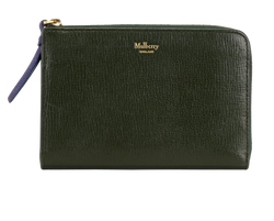 Mulberry Continental Wallet, Leather, Green, MIC, 1*